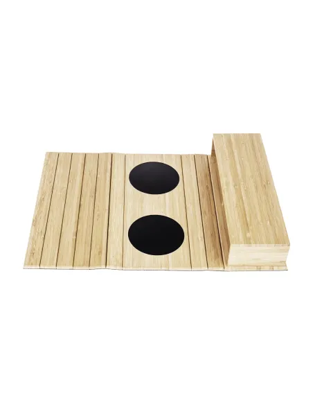 Organizator VISE, bambus natural, 46x32x6.5 cm, pentru living/dormitor | MobilaOK