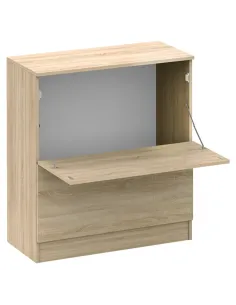 Dulap pentru perne, BETTY 2, dormitor, 84.8x39.4x93.3 cm, PAL stejar sonoma | MobilaOK 2