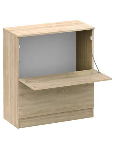 Dulap pentru perne, BETTY 2, dormitor, 84.8x39.4x93.3 cm, PAL stejar sonoma | MobilaOK