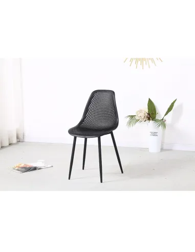 Scaun Dining, TEGRA TYP 2, dining, 37x53x86 cm, Plastic și Metal | MobilaOK