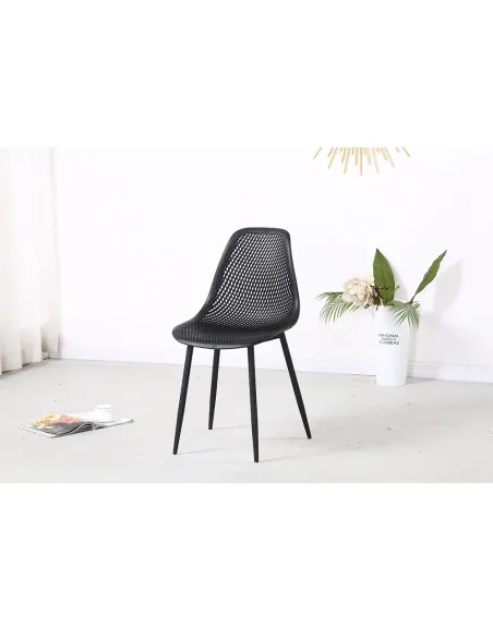 Scaun Dining, TEGRA TYP 2, dining, 37x53x86 cm, Plastic și Metal | MobilaOK