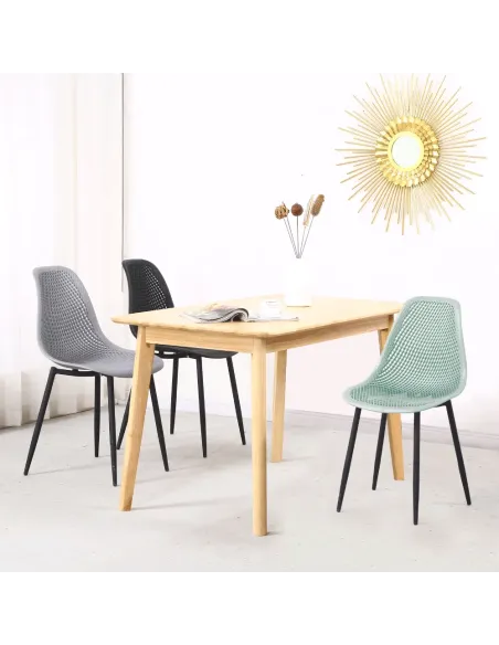 Scaun Dining, TEGRA TYP 2, dining, 37x53x86 cm, Plastic și Metal | MobilaOK