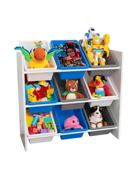 Organizator DARLING, raft jucării, dormitor copii, 65x26.5x60 cm, PAL melaminat | MobilaOK
