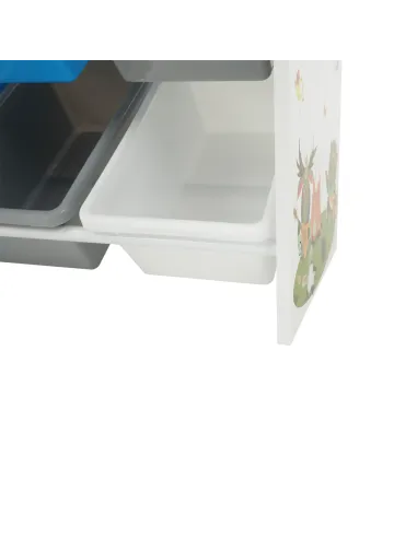 Organizator DARLING, raft jucării, dormitor copii, 65x26.5x60 cm, PAL melaminat | MobilaOK