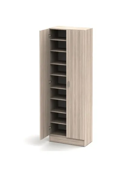 Dulap de pantofi MARINA, hol/dormitor, 68x197.1x34.9 cm, PAL stejar sonoma | MobilaOK