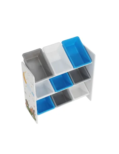 Organizator DARLING, raft jucării, dormitor copii, 65x26.5x60 cm, PAL melaminat | MobilaOK