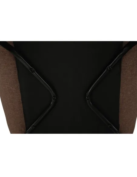 Fotoliu HARPER balansoar living, 75x110x83 cm, textil/lemn/metal | MobilaOK