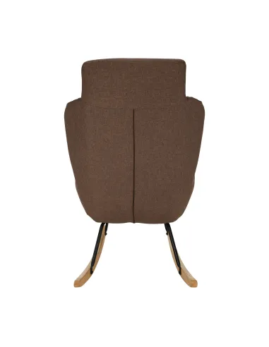 Fotoliu HARPER balansoar living, 75x110x83 cm, textil/lemn/metal | MobilaOK