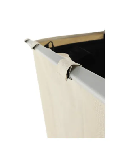 Coș de rufe LAUNDRY NEW TYP 3, baie/cameră utilitară, 62x35x60 cm, Pânză/Metal | MobilaOK