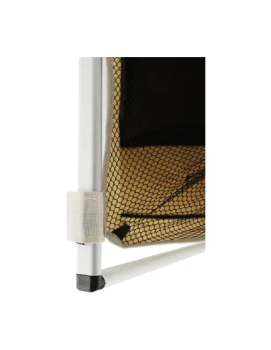 Coș de rufe LAUNDRY NEW TYP 3, baie/cameră utilitară, 62x35x60 cm, Pânză/Metal | MobilaOK