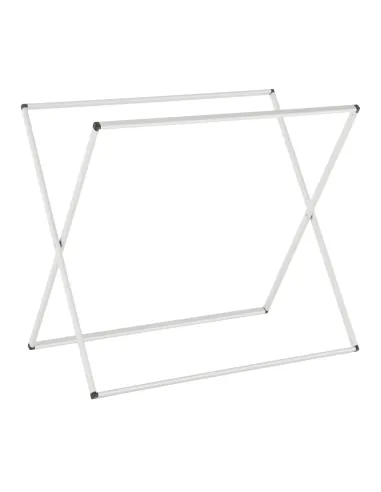 Coș de rufe LAUNDRY NEW TYP 3, baie/cameră utilitară, 62x35x60 cm, Pânză/Metal | MobilaOK
