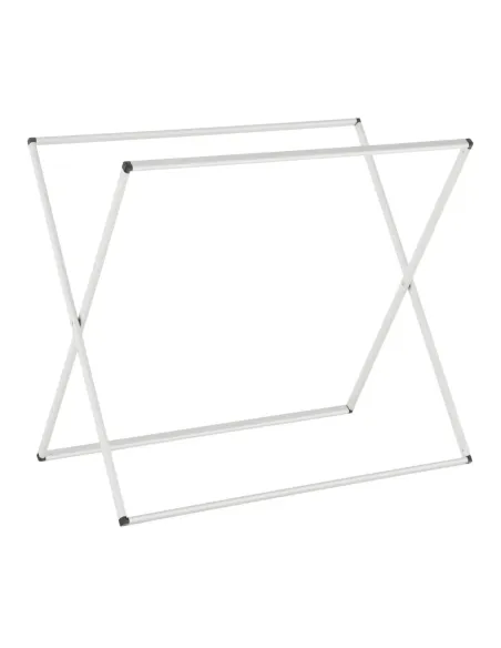 Coș de rufe LAUNDRY NEW TYP 3, baie/cameră utilitară, 62x35x60 cm, Pânză/Metal | MobilaOK