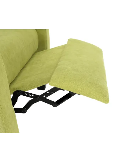 Fotoliu relaxare TURNER, living, 72x89x106 cm, tesatura/lemn masiv/plastic, reglabil | MobilaOK