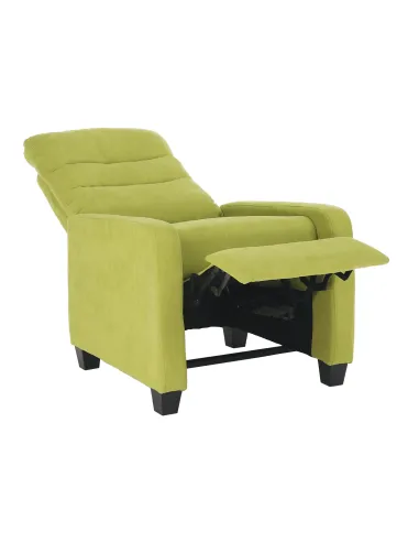 Fotoliu relaxare TURNER, living, 72x89x106 cm, tesatura/lemn masiv/plastic, reglabil | MobilaOK