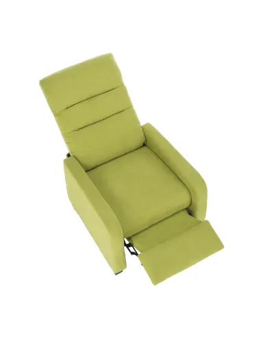 Fotoliu relaxare TURNER, living, 72x89x106 cm, tesatura/lemn masiv/plastic, reglabil | MobilaOK