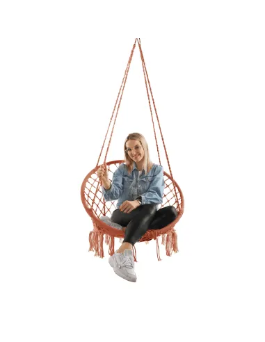 Scaun suspendabil AMADO 2 NEW, living/terasă, 80x120 cm, Metal și Bumbac | MobilaOKAnalizând datele, structura corectă este:1.  