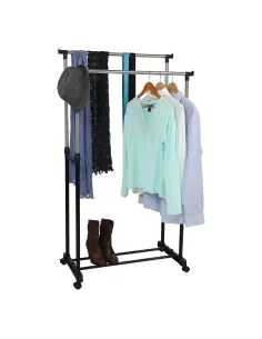 Cuier Mobil, OLIVER, living/dormitor/hol, 80x43x85-150 cm, Metal/Plastic | MobilaOK