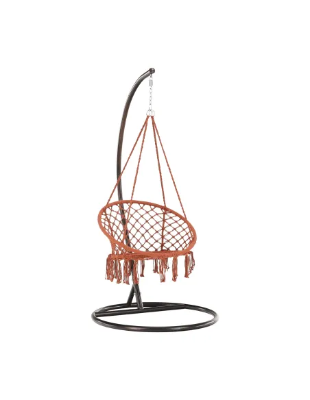 Scaun suspendabil AMADO 2 NEW, living/terasă, 80x120 cm, Metal și Bumbac | MobilaOKAnalizând datele, structura corectă este:1.  