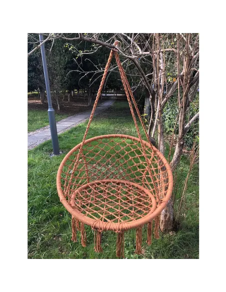 Scaun suspendabil AMADO 2 NEW, living/terasă, 80x120 cm, Metal și Bumbac | MobilaOKAnalizând datele, structura corectă este:1.  