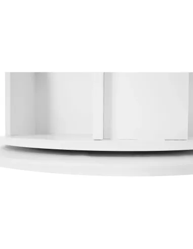 Etajeră RAFT PIVOTANT ERION, living/dormitor/birou, 45.5x45.5x158 cm, PAL laminat alb | MobilaOK