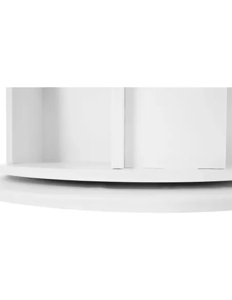Etajeră RAFT PIVOTANT ERION, living/dormitor/birou, 45.5x45.5x158 cm, PAL laminat alb | MobilaOK