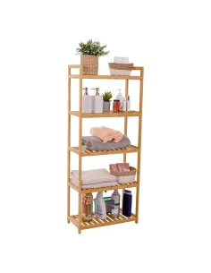 Raft, FIORE, living/dormitor/baie/hol, 53x26x128 cm, bambus natural | MobilaOK 2