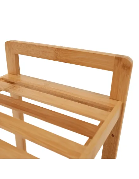 Raft, FIORE, living/dormitor/baie/hol, 53x26x128 cm, bambus natural | MobilaOK