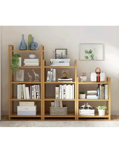 Raft, FIORE, living/dormitor/baie/hol, 53x26x128 cm, bambus natural | MobilaOK