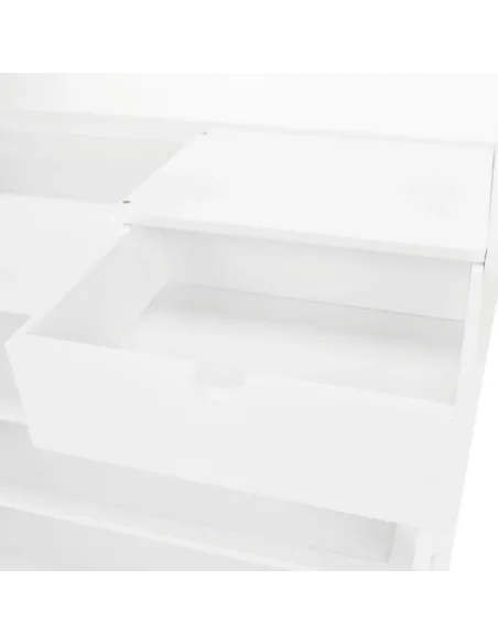 Dulap pantofi, KATLEY, hol/coridor, 70x25x117 cm, Bambus lacuit | MobilaOK