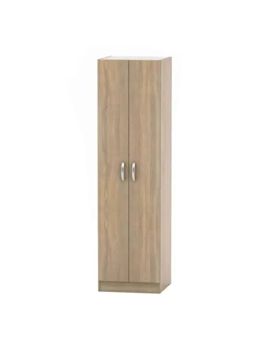 Dulap BETTY 2 dormitor/hol, 60x220x56.6 cm, PAL melaminat stejar sonoma | MobilaOK