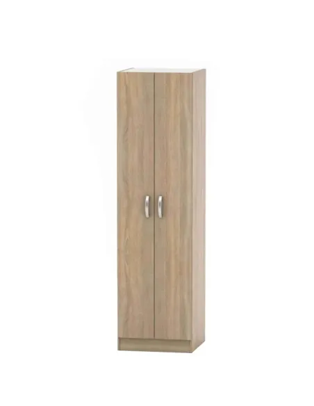 Dulap BETTY 2 dormitor/hol, 60x220x56.6 cm, PAL melaminat stejar sonoma | MobilaOK