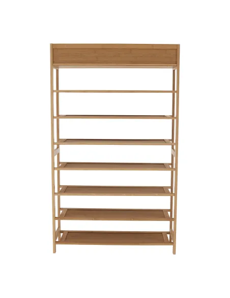 Suport pantofi, KATLEY, hol/coridor, 70x25x117 cm, bambus | MobilaOK