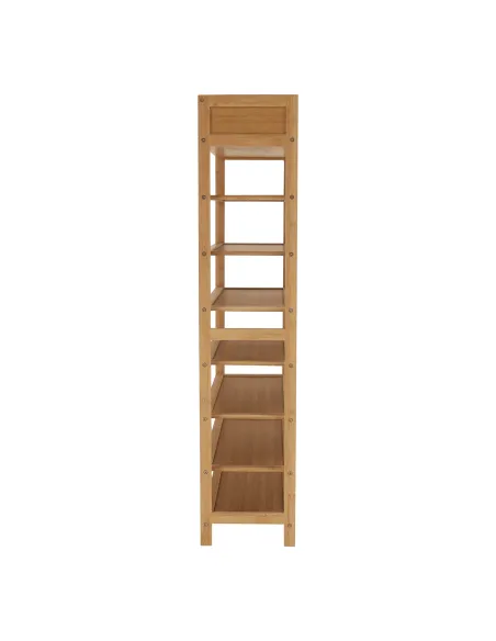Suport pantofi, KATLEY, hol/coridor, 70x25x117 cm, bambus | MobilaOK