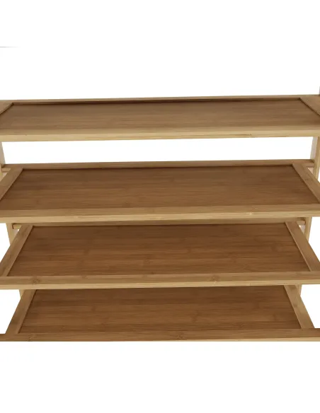 Suport pantofi, KATLEY, hol/coridor, 70x25x117 cm, bambus | MobilaOK