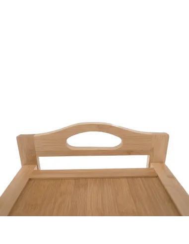 Suport pentru pantofi, AVIRO, hol/dormitor/dressing, 68x26x95 cm, Bambus lăcuit | MobilaOK