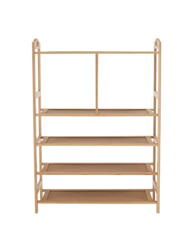 Suport pentru pantofi, AVIRO, hol/dormitor/dressing, 68x26x95 cm, Bambus lăcuit | MobilaOK