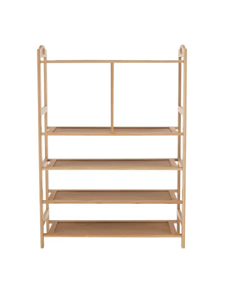 Suport pentru pantofi, AVIRO, hol/dormitor/dressing, 68x26x95 cm, Bambus lăcuit | MobilaOK