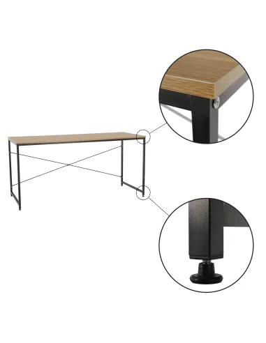 Birou MELLORA pentru birou, 150x60 cm, PAL melaminat | MobilaOK