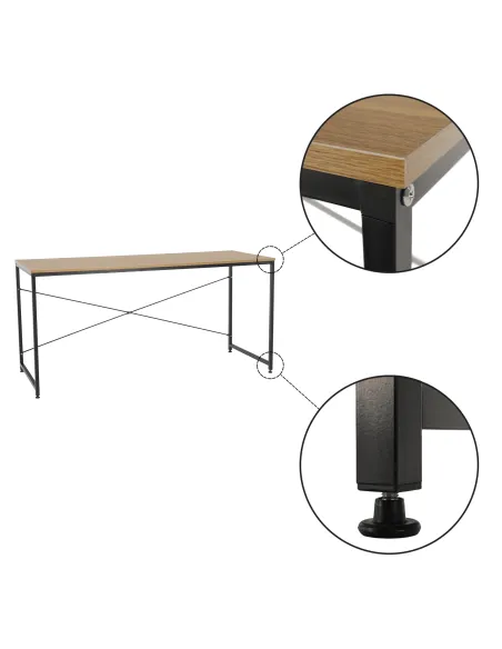 Birou MELLORA pentru birou, 150x60 cm, PAL melaminat | MobilaOK