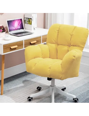Scaun de birou LOREL, birou, 64x67x89,5-99,5 cm, textil și plastic | MobilaOK