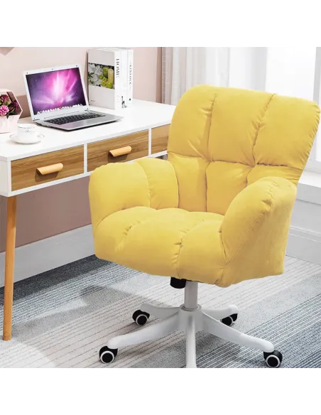 Scaun de birou LOREL, birou, 64x67x89,5-99,5 cm, textil și plastic | MobilaOK