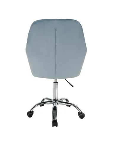 Scaun de birou KLIAN, birou, 59x61x87/101 cm, catifea și crom | MobilaOK