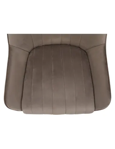 Scaun PERLIA, dining, 56x62x89 cm, catifea, metal | MobilaOK