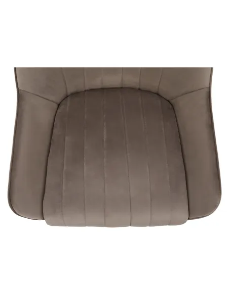 Scaun PERLIA, dining, 56x62x89 cm, catifea, metal | MobilaOK