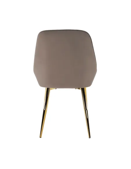Scaun PERLIA, dining, 56x62x89 cm, catifea, metal | MobilaOK