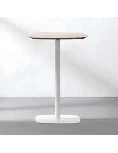 Masă de bar HARLOV, living/bucătărie, Ø60x105 cm, PAL/metal | MobilaOK 2