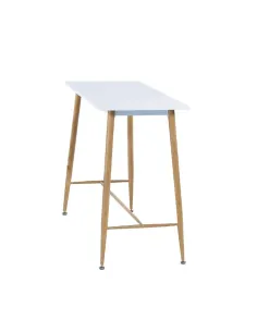 Masă de bar DORTON, living/bucătărie, 110x50 cm, PAL (MDF)/metal | MobilaOK
