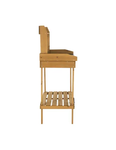 Masă de grădină BARDY, terasă/grădină, 94x49x120 cm, lemn și polipropilenă | MobilaOK