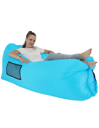Scaun gonflabil LEBAG, exterior/camping, 70x240 cm, Nailon | MobilaOK
