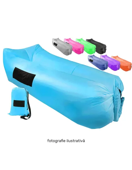 Scaun gonflabil LEBAG, exterior/camping, 70x240 cm, Nailon | MobilaOK
